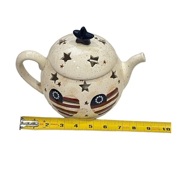 Vintage Home Interiors Candle Cover Teapot - Picture 7 of 8